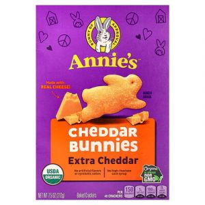 Annie's Homegrown, Flocons au cheddar biologique, Extra au cheddar, 212 g