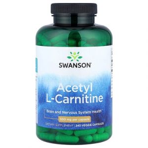 Swanson, Acétyl-L-carnitine, 500 mg, 240 capsules végétariennes