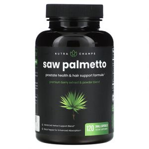 NutraChamps, Saw Palmetto, 120 petites capsules