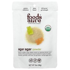 Foods Alive, Agar-agar en poudre, 56 g