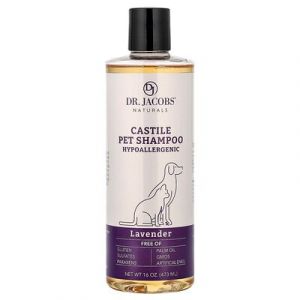 Dr. Jacobs Naturals, Shampooing pour animaux de Castille, Lavande, 473 ml