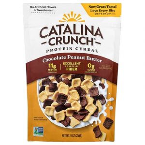 Catalina Crunch, C&eacute;r&eacute;ales prot&eacute;in&eacute;es, Chocolat et beurre de cacahu&egrave;te, 255 g