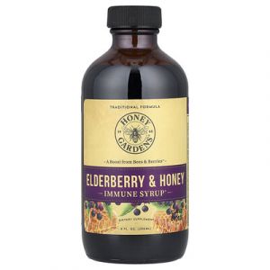 Zand, Sirop de baie de sureau avec apithérapie au miel brut, vinaigre de cidre de pomme biologique et propolis, 240 ml