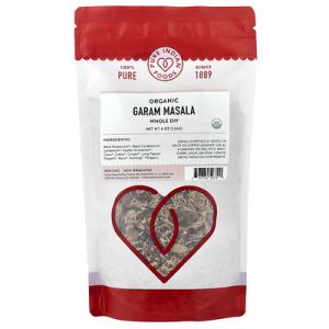 Pure Indian Foods, Garam masala biologique, entier &agrave; faire soi-m&ecirc;me, 226&nbsp;g