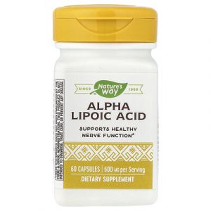Nature's Way, Acide alpha-lipoïque, 60 capsules (200 mg par capsule)