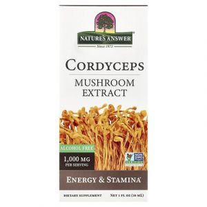 Nature's Answer, Cordyceps, Extrait de champignon, Sans alcool, 30 ml