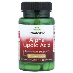 Swanson, Acide alpha-lipoïque, 300 mg, 60 capsules