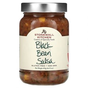 Stonewall Kitchen, Salsa de haricots noirs, Moyennement épicé, 475 g