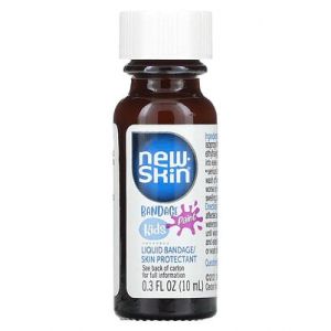 New Skin, Enfants, Peinture pour pansements, Pansement liquide/Protecteur de la peau, Violet, 10 ml