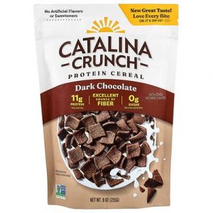 Catalina Crunch, C&eacute;r&eacute;ales prot&eacute;in&eacute;es, Chocolat noir, 255 g