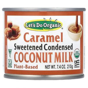 Edward & Sons, Let's Do Organic®, Lait de coco concentré sucré, Caramel, 210 g