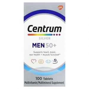 Centrum, Argent pour hommes de 50 ans et plus, 100 comprimés