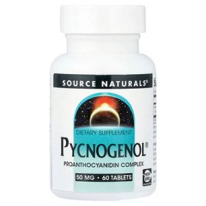 Source Naturals, Pycnogenol&reg;, 50 mg, 60 comprim&eacute;s