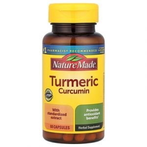 Nature Made, Curcumine de curcuma, 60&nbsp;g&eacute;lules