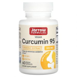 Jarrow Formulas, Curcumine 95, Extrait de curcuma, 500&nbsp;mg, 60&nbsp;capsules v&eacute;g&eacute;tariennes