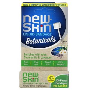 New Skin, Pansement liquide, Protecteur cutané, Plantes, 10 ml