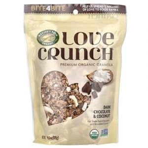 Nature's Path, Love Crunch®, Granola biologique premium, Chocolat noir et noix de coco, 325 g