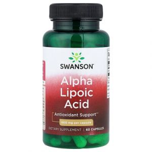 Swanson, Acide alpha-lipoïque, 600 mg, 60 capsules