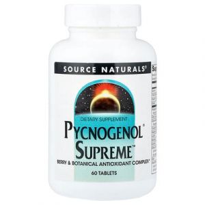 Source Naturals, Pycnogenol&reg; Supreme&trade;, 60&nbsp;comprim&eacute;s