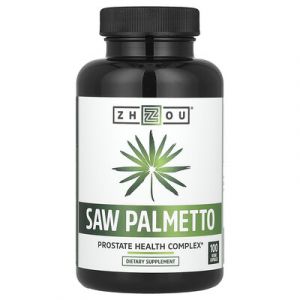 Zhou Nutrition, Saw Palmetto, Complexe pour la santé de la prostate, 100 capsules