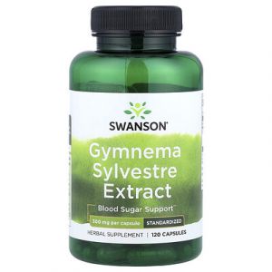 Swanson, Extrait de Gymnema sylvestre, Standardisé, 300 mg, 120 capsules