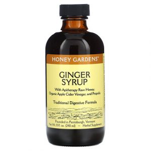 Honey Gardens, Sirop de gingembre, 240&nbsp;ml