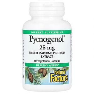 Natural Factors, Pycnogenol, 25 mg, 60 capsules végétariennes