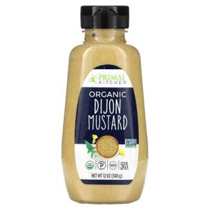 Primal Kitchen, Moutarde de Dijon biologique, 340 g