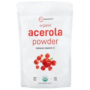 Micro Ingredients, Poudre d'acérola biologique, 227 g