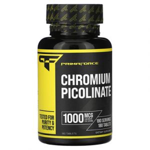 Primaforce, Picolinate de chrome, 1000 µg, 180 comprimés