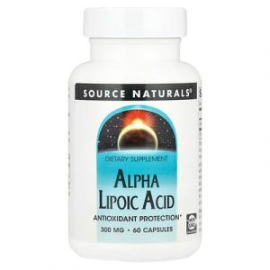 Source Naturals, Acide alpha-lipoïque, 300 mg, 60 Gélules