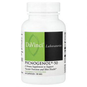 DaVinci Laboratories, Pycnogenol&reg;-50, 50 mg, 60 capsules
