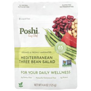 Poshi, Easy Chef, Salade m&eacute;diterran&eacute;enne aux trois haricots, 125 g