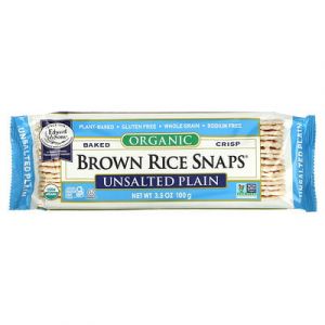 Edward & Sons, Riz brun à grains entiers, Biologique, soufflé, nature, 100 g