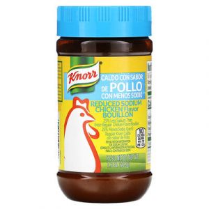Knorr, Bouillon arôme poulet à teneur réduite en sodium, 225 g