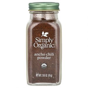 Simply Organic, Piment ancho en poudre, 81 g