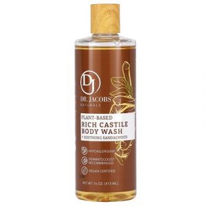 Dr. Jacobs Naturals, Gel douche riche à base de plantes, Bois de santal apaisant, 473 ml