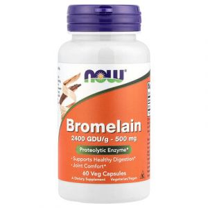NOW Foods, Bromélaïne, 500 mg, 60 Gélules végétales