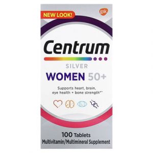 Centrum, Argent pour femmes de 50 ans et plus, 100 comprimés