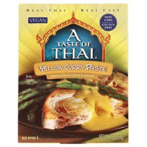 A Taste Of Thai, P&acirc;te de curry jaune, 50&nbsp;g