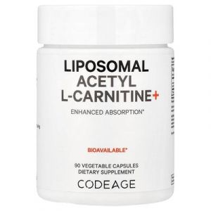 Codeage, Liposomal Acetyl-L-Carnitine+, 90 capsules (500 mg par capsule)