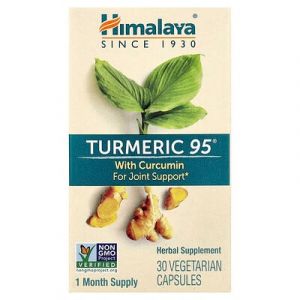 Himalaya, Curcuma 95&reg; avec curcumine, 30 capsules v&eacute;g&eacute;tariennes