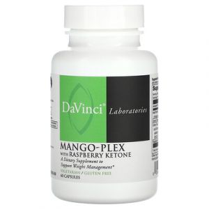 DaVinci Laboratories, Mango-Plex avec cétone de framboise, 60 capsules