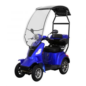 Ride66 RC10 Scooter de mobilité à 4 roues, avec toit, 25KM/H