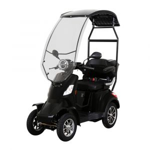 Ride66 RC10 Scooter de mobilité à 4 roues, avec toit, 25KM/H