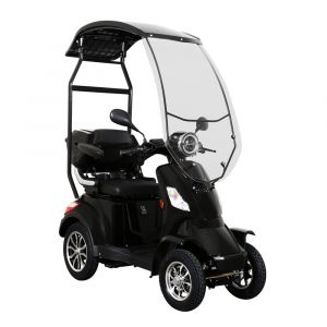 Ride66 RC10 Scooter de mobilité à 4 roues, avec toit, 25KM/H