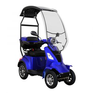 Ride66 RC10 Scooter de mobilité à 4 roues, avec toit, 25KM/H