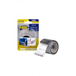 Rouleau de scotch aluminium haute temp&eacute;rature Brazoline Zc30