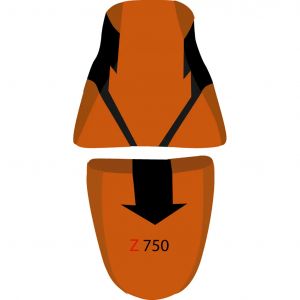 Housse de selle moto Bagster z 750