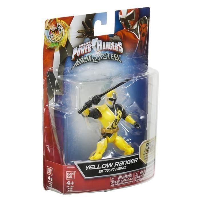 Bandai Power Rangers Ninja Steel Jaune 12 cm - Comparer avec Touslesprix.com